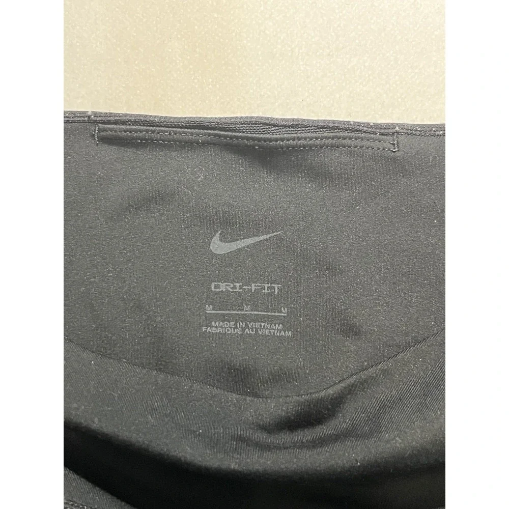 Nike Dri Fit Tights Running Training Womens size M Black